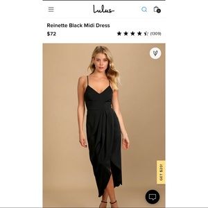 Lulus midi dress